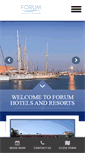 Mobile Screenshot of forumhotels.com